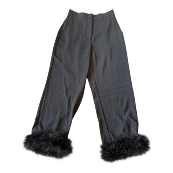 WAY Feather Detail Pants Size Medium NWT - Picture 6 of 9